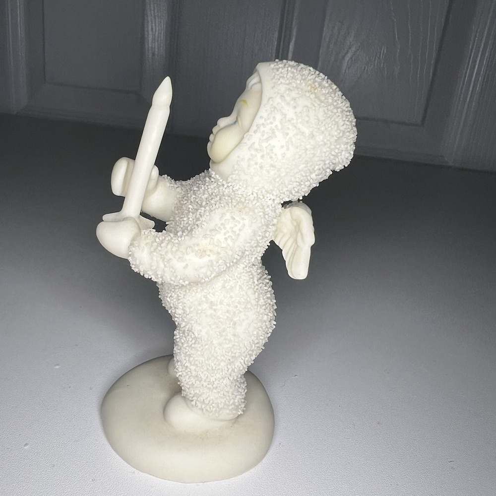 Department 56 Snowbabies "Just one little candle" Figurine NO BOX 4" tall
